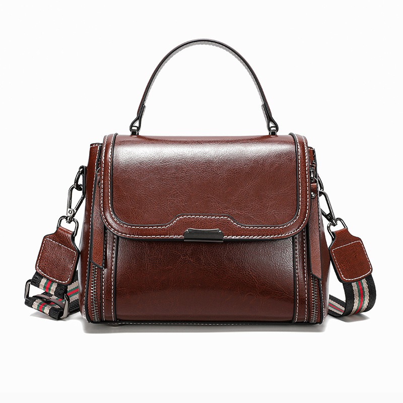 Luxury Bags Quiet - Genuine Leather Satchel Bag for Women