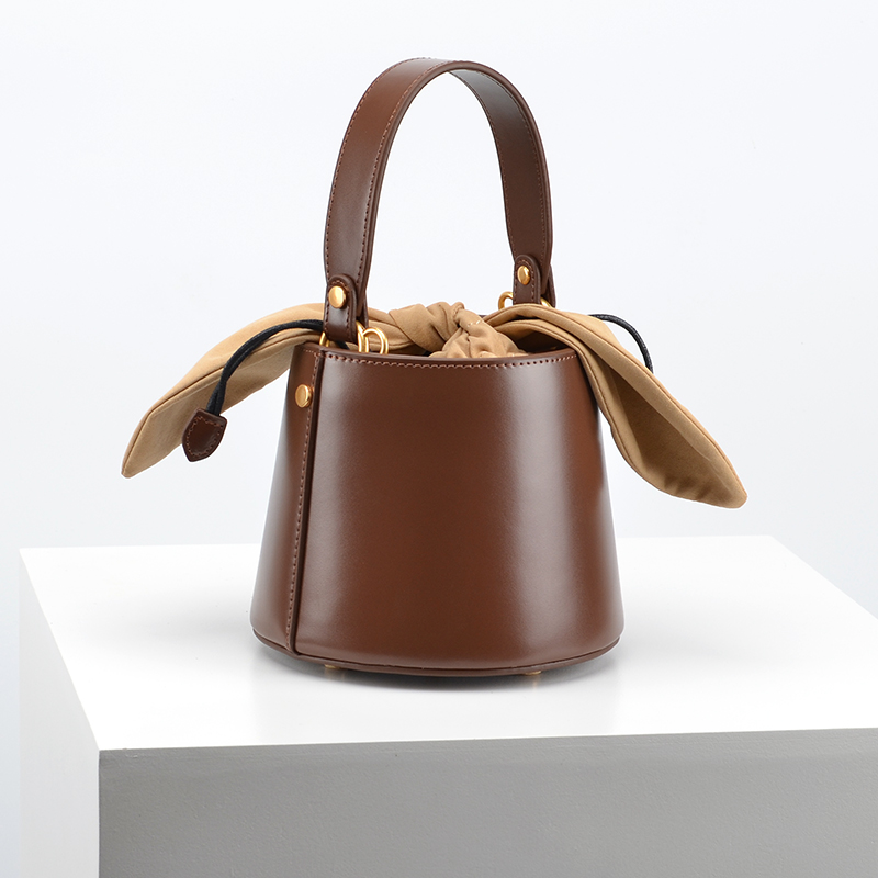 Bucket Bag Suede - Tai Thỏ Đa Năng Xô Túi