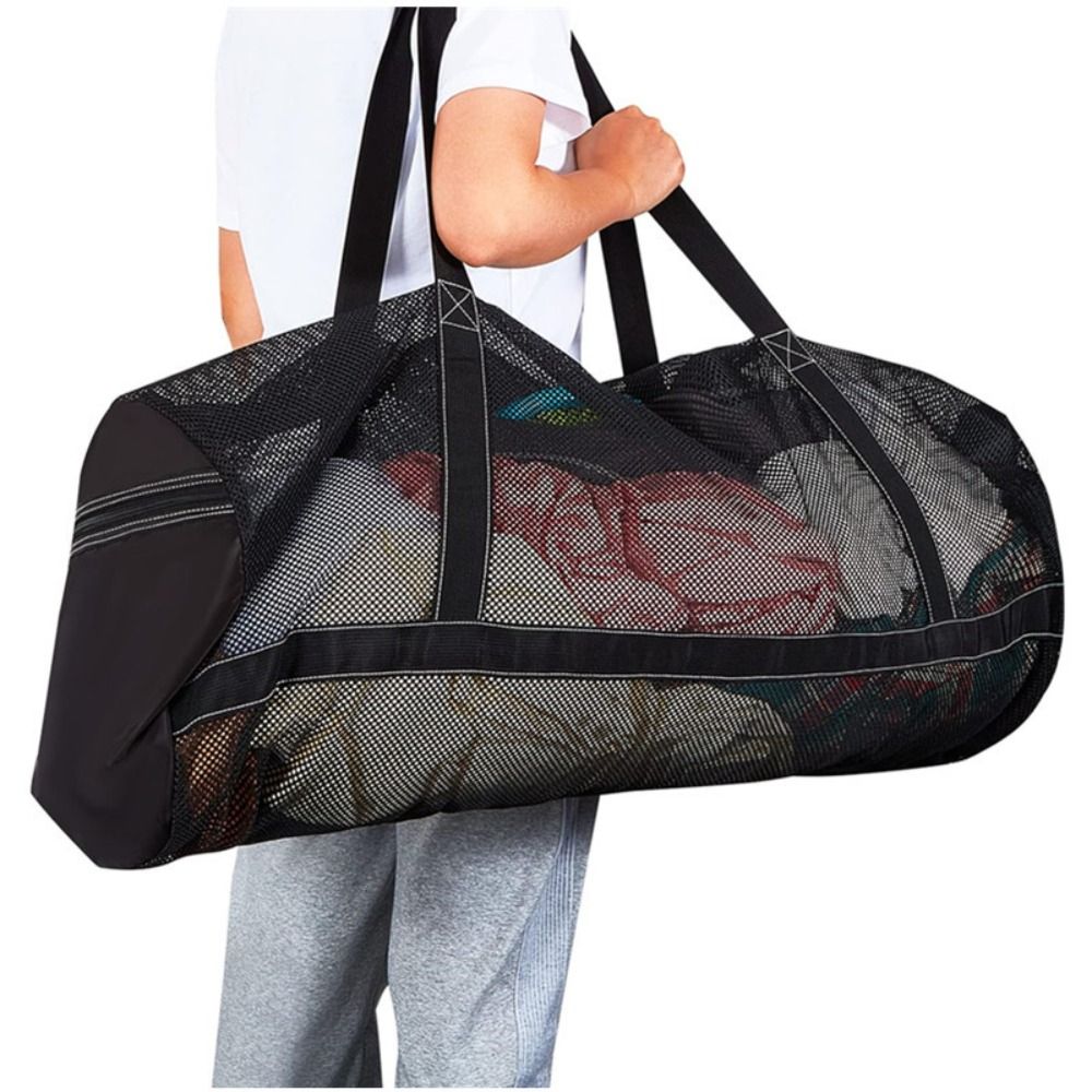 Weekender Bag Duffle - Large Capacity Mesh Diving Bag Storage