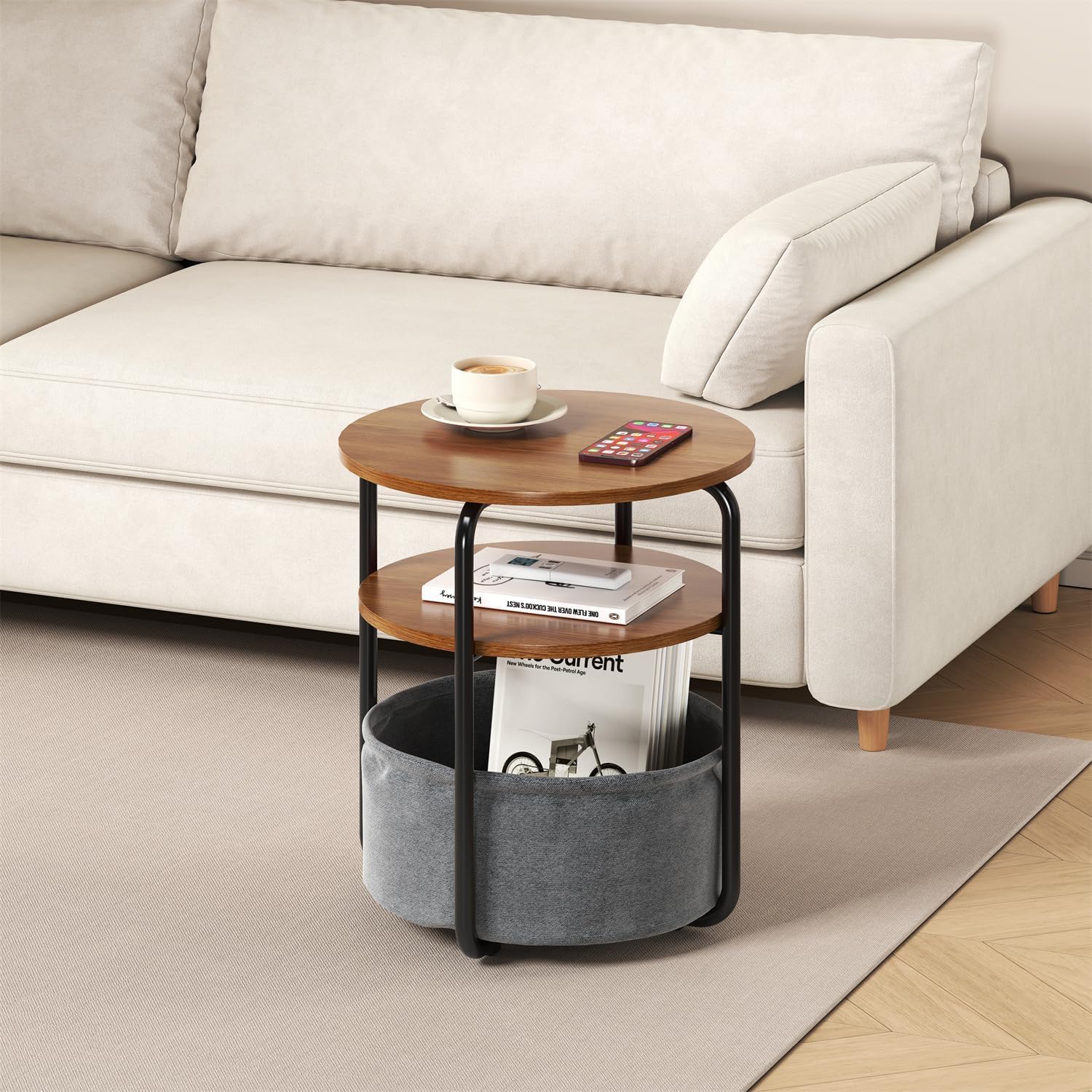 3-Tier Small Round Side Table  - đánh giá và giá Luxury Bags Tier