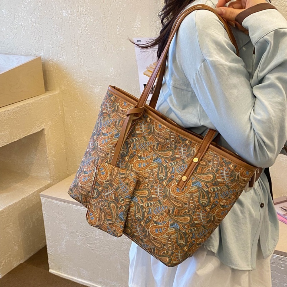 2PCS Women Large Capacity Tote - đánh giá và giá Accordion Wallet Zip