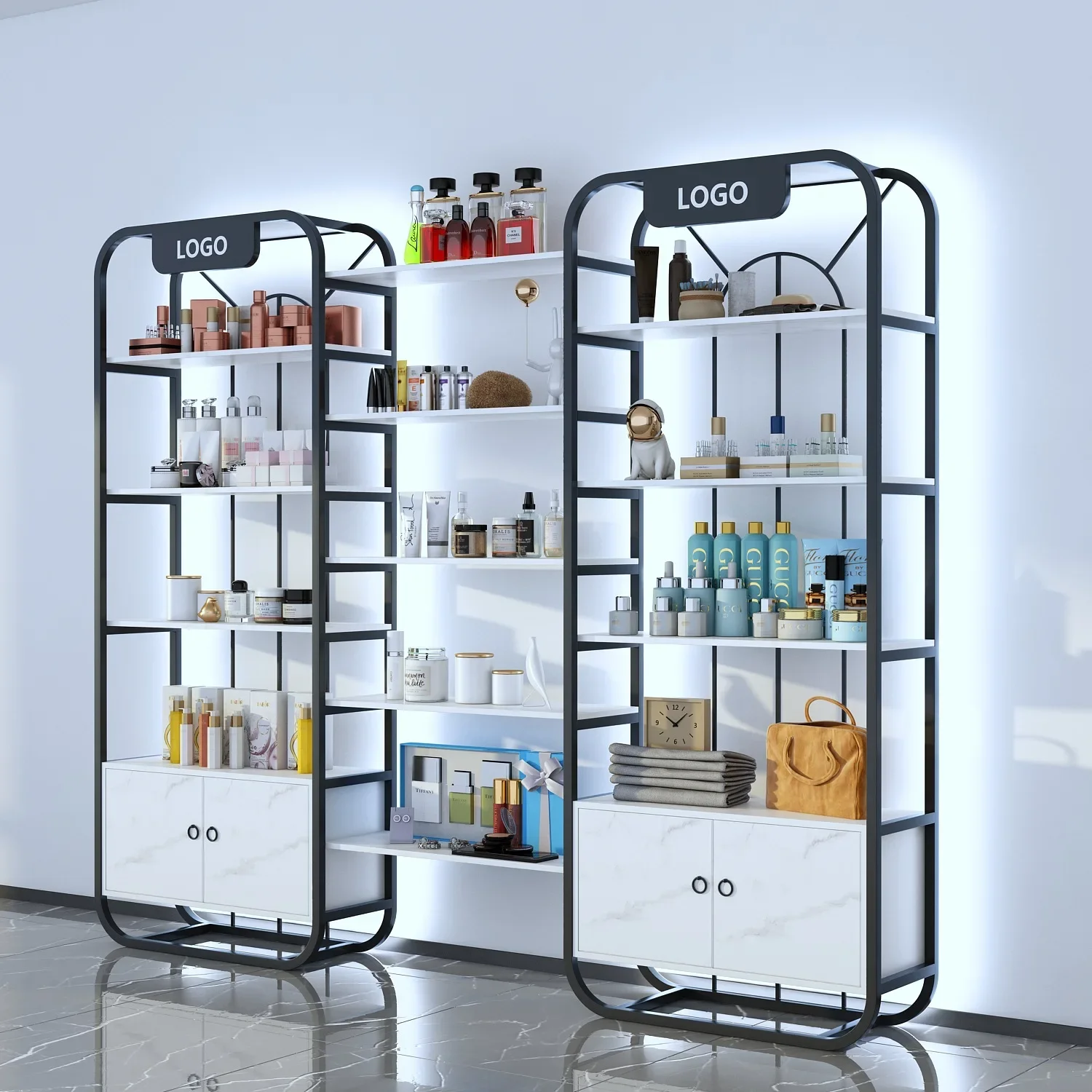 Light luxury shelf display rac - đánh giá và giá Luxury Bags Tier