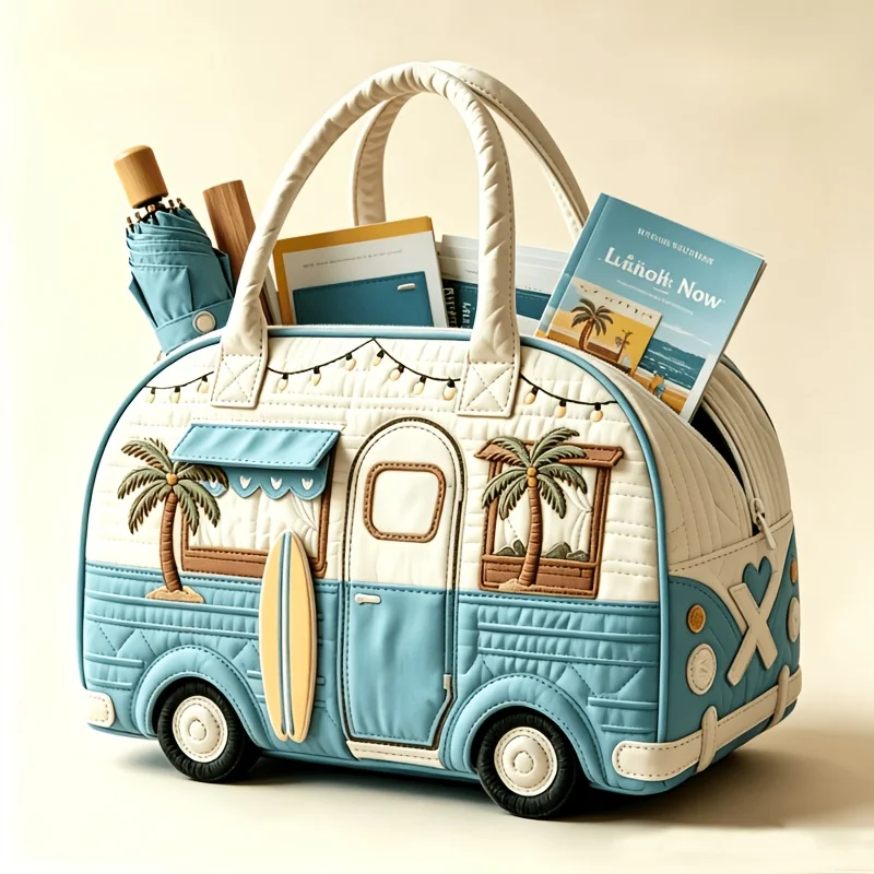 New 9 Styles Bus-Shaped Quilte - đánh giá và giá Weekender Bag Duffle