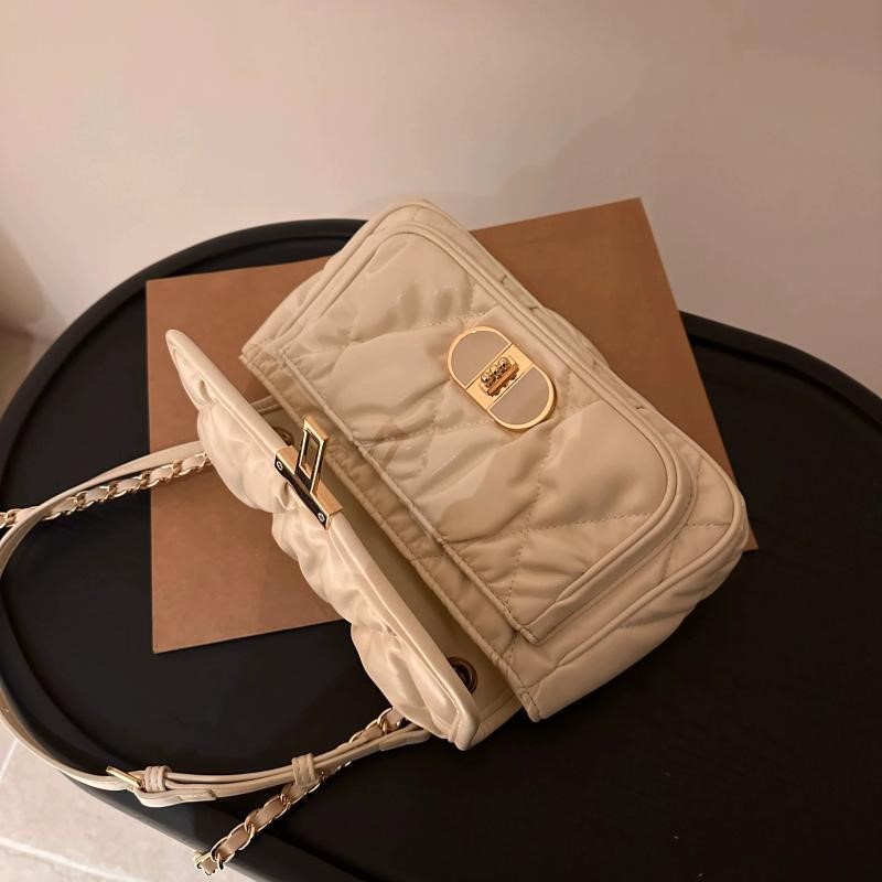 Elegant Pleated Chain Handbag  - đánh giá và giá Luxury Bags Quiet