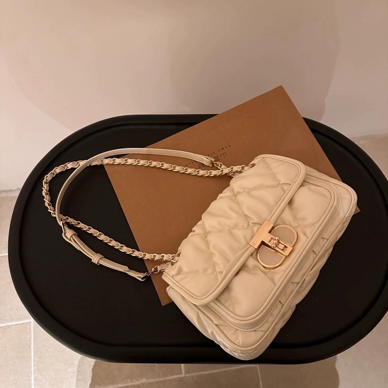 Elegant Pleated Chain Handbag  - đánh giá và giá Luxury Bags Quiet
