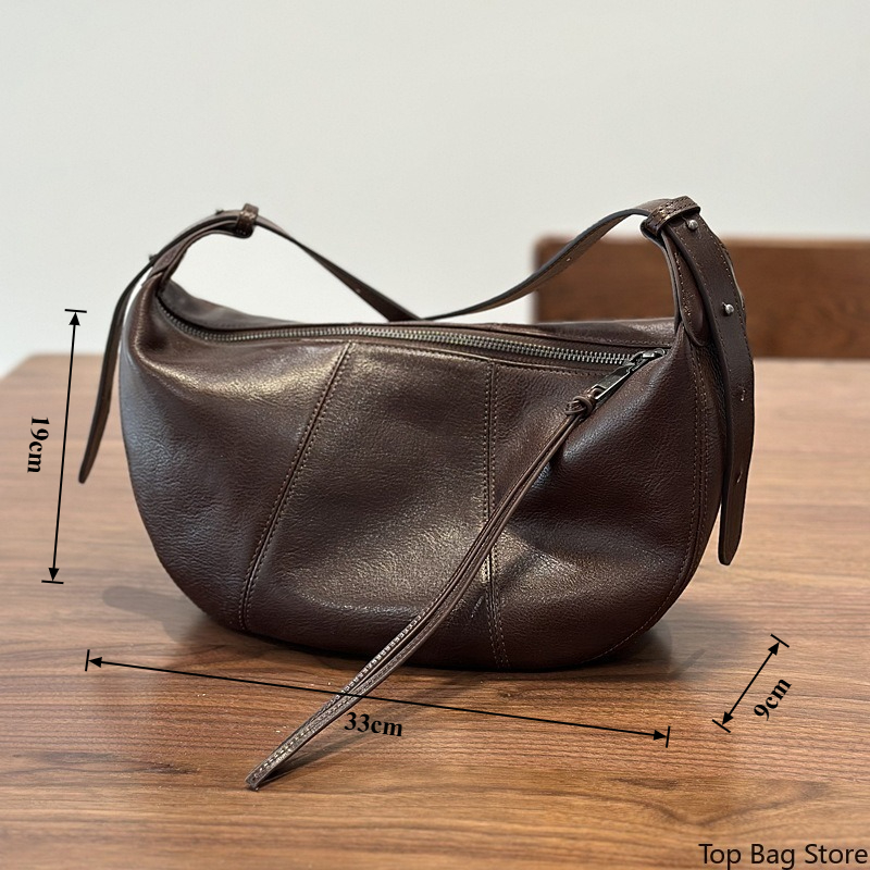 Genuine Leather Hobo Bag for W - đánh giá và giá Luxury Bags Quiet