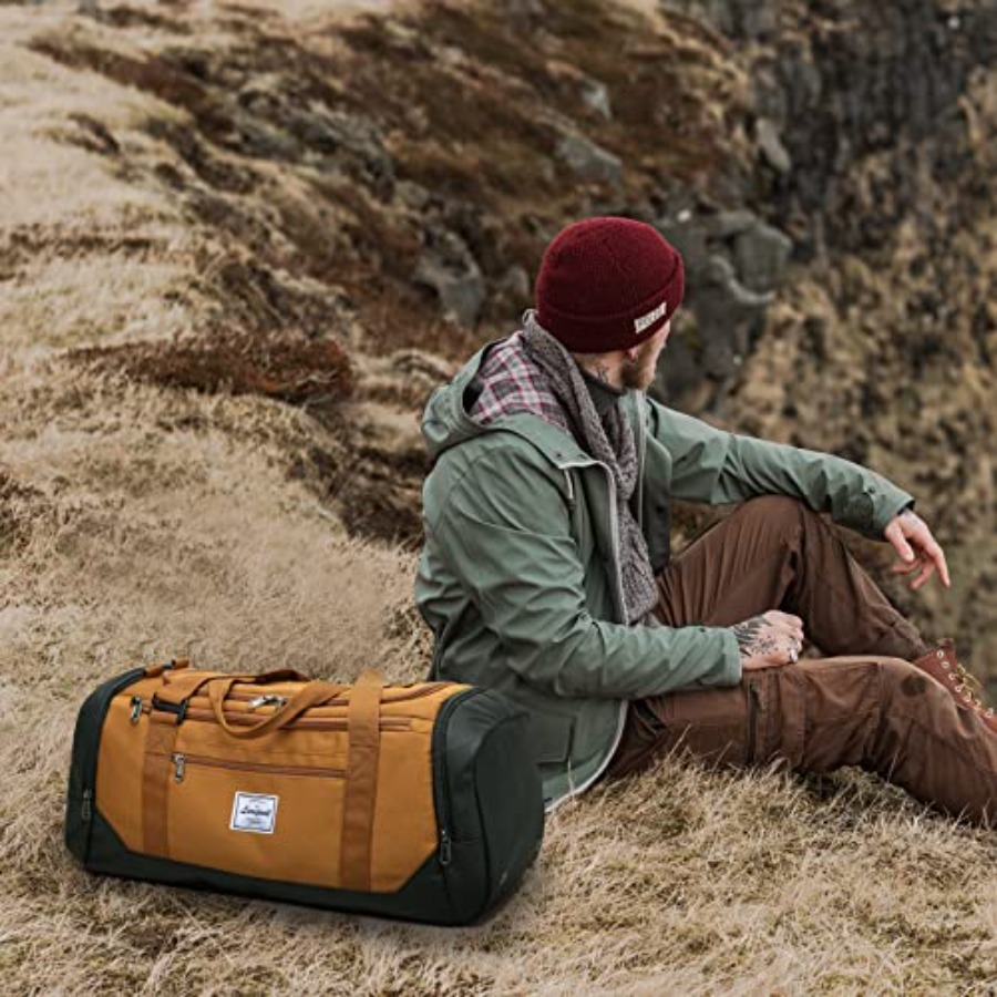 Travel Duffle Bag for men 40L  - đánh giá và giá Weekender Bag Duffle