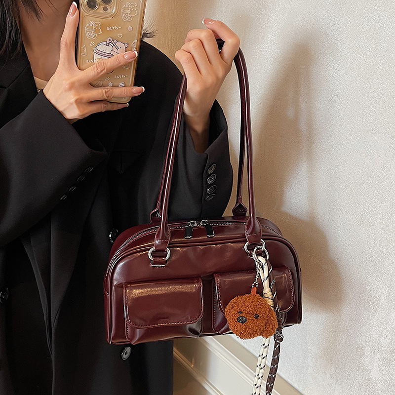 Vintage Large Capacity Double- - đánh giá và giá Luxury Bags Quiet