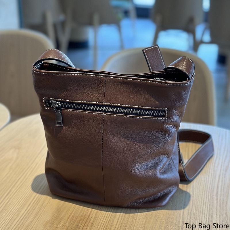 Genuine Leather Bucket Bag for - đánh giá và giá Luxury Bags Quiet
