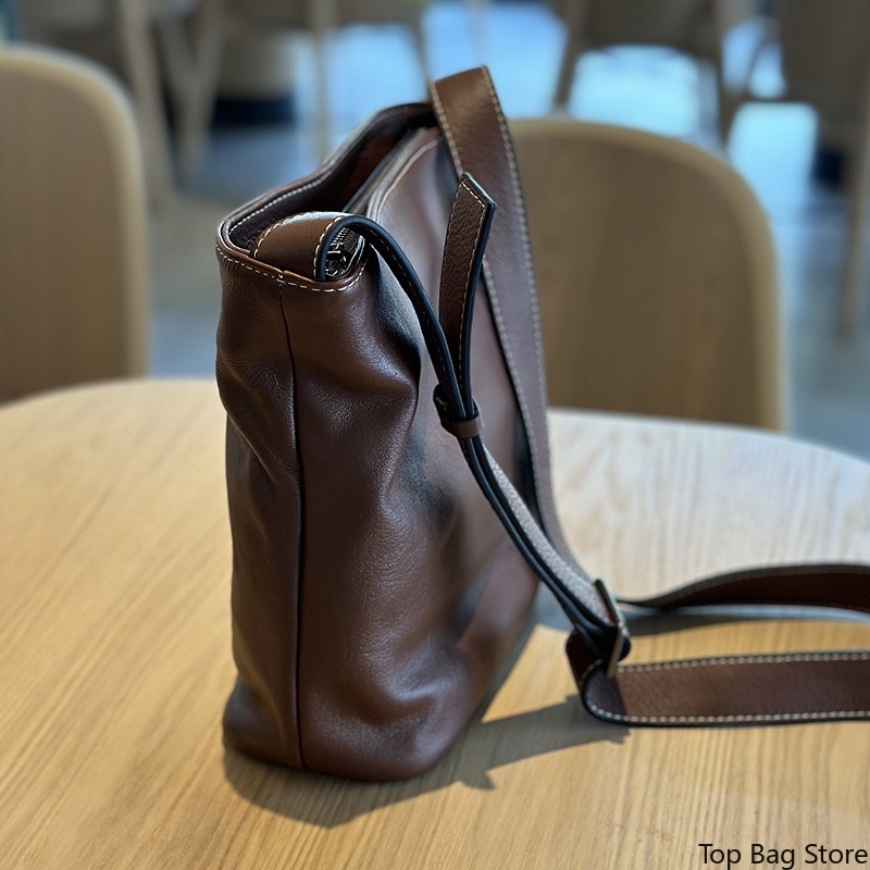 Genuine Leather Bucket Bag for - đánh giá và giá Luxury Bags Quiet