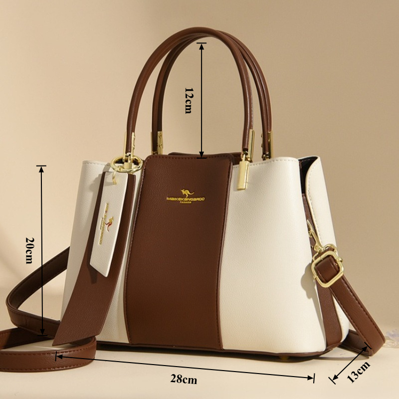 Genuine Leather Tote Bag for W - đánh giá và giá Luxury Bags Quiet