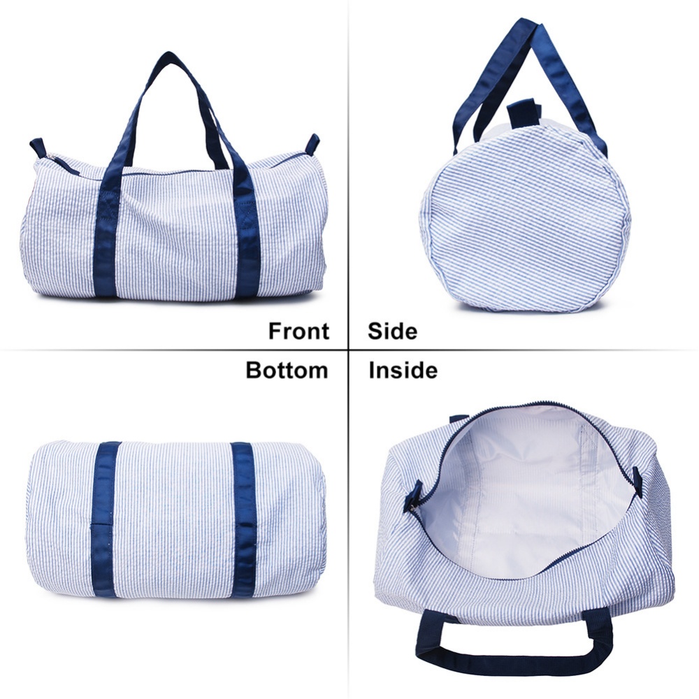 Seersucker Duffle Bag For Kids - đánh giá và giá Weekender Bag Duffle
