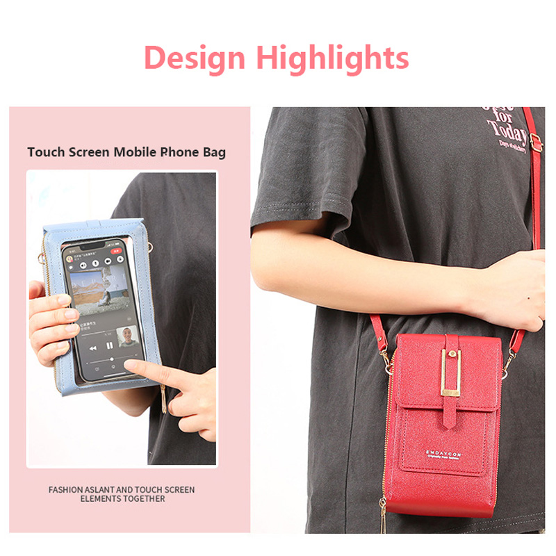 Touch Screen Cell Phone Women  - đánh giá và giá Wristlet Wallet Zipper