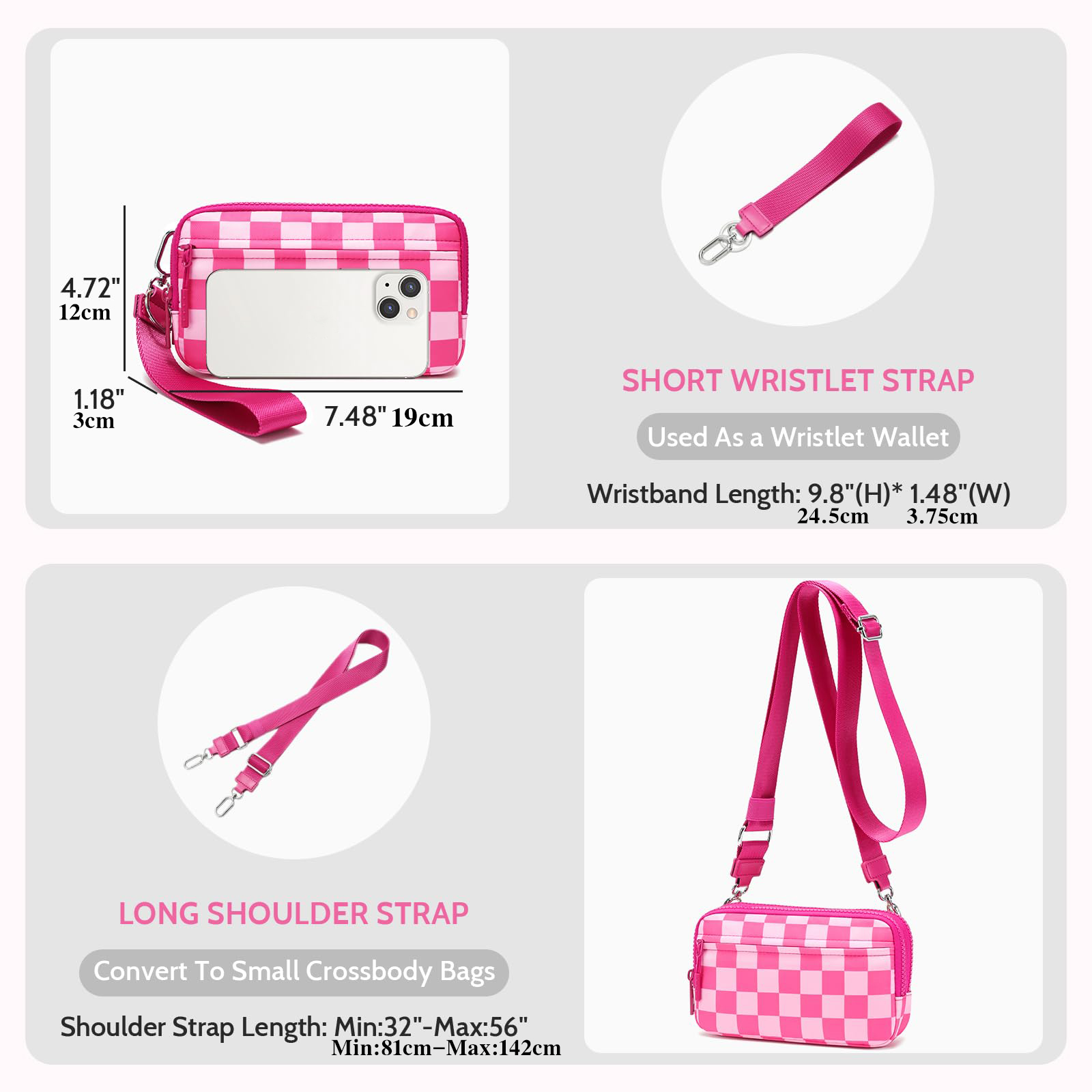 [DOYOGI Wristlet Wallet] DOYOG - đánh giá và giá Wristlet Wallet Zipper