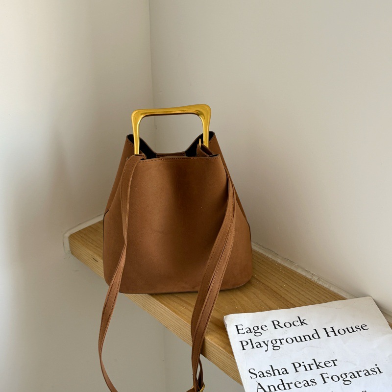 2025 Chic Designer Vintage Wom - đánh giá và giá Bucket Bag Suede