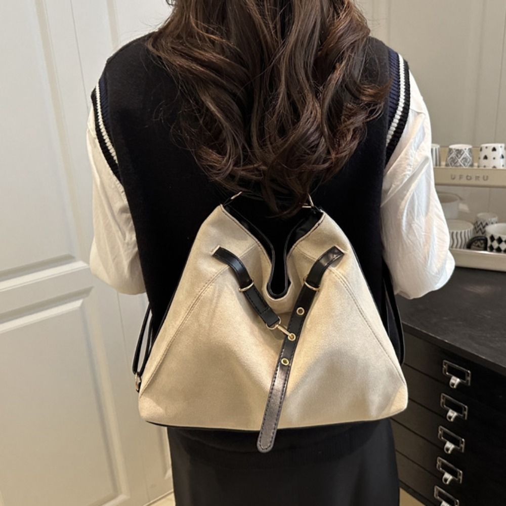 Trendy Large Capacity Suede To - đánh giá và giá Bucket Bag Suede