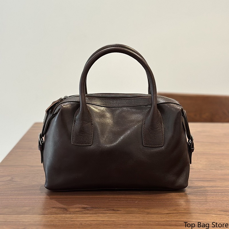 Genuine Leather Boston Bag for - đánh giá và giá Luxury Bags Quiet