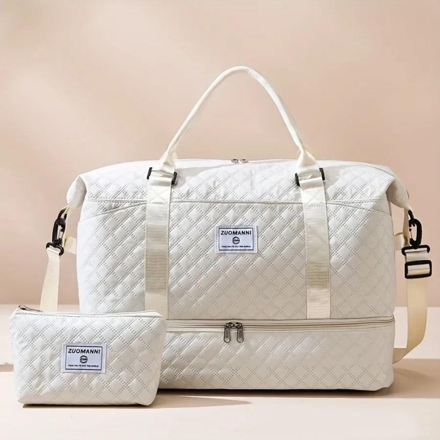 2pcs Set Large Capacity Travel - đánh giá và giá Weekender Bag Duffle