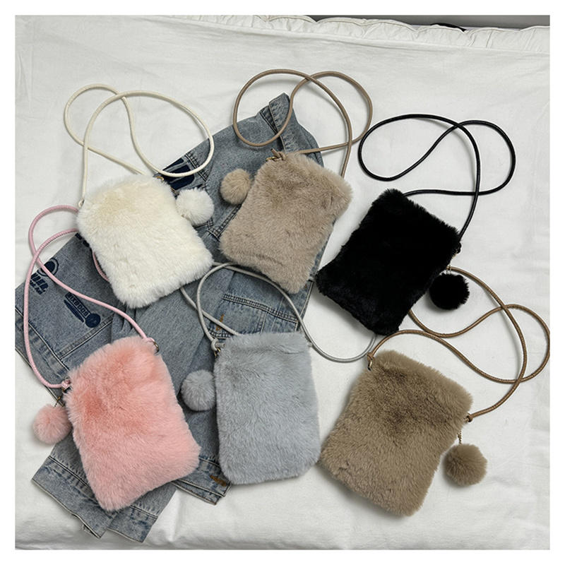 Plush Phone Bag Autumn and Win - đánh giá và giá Accordion Wallet Zip