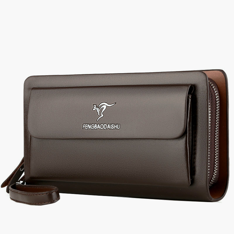 Fashion Men's Wallets Brand La - đánh giá và giá Wristlet Wallet Zipper
