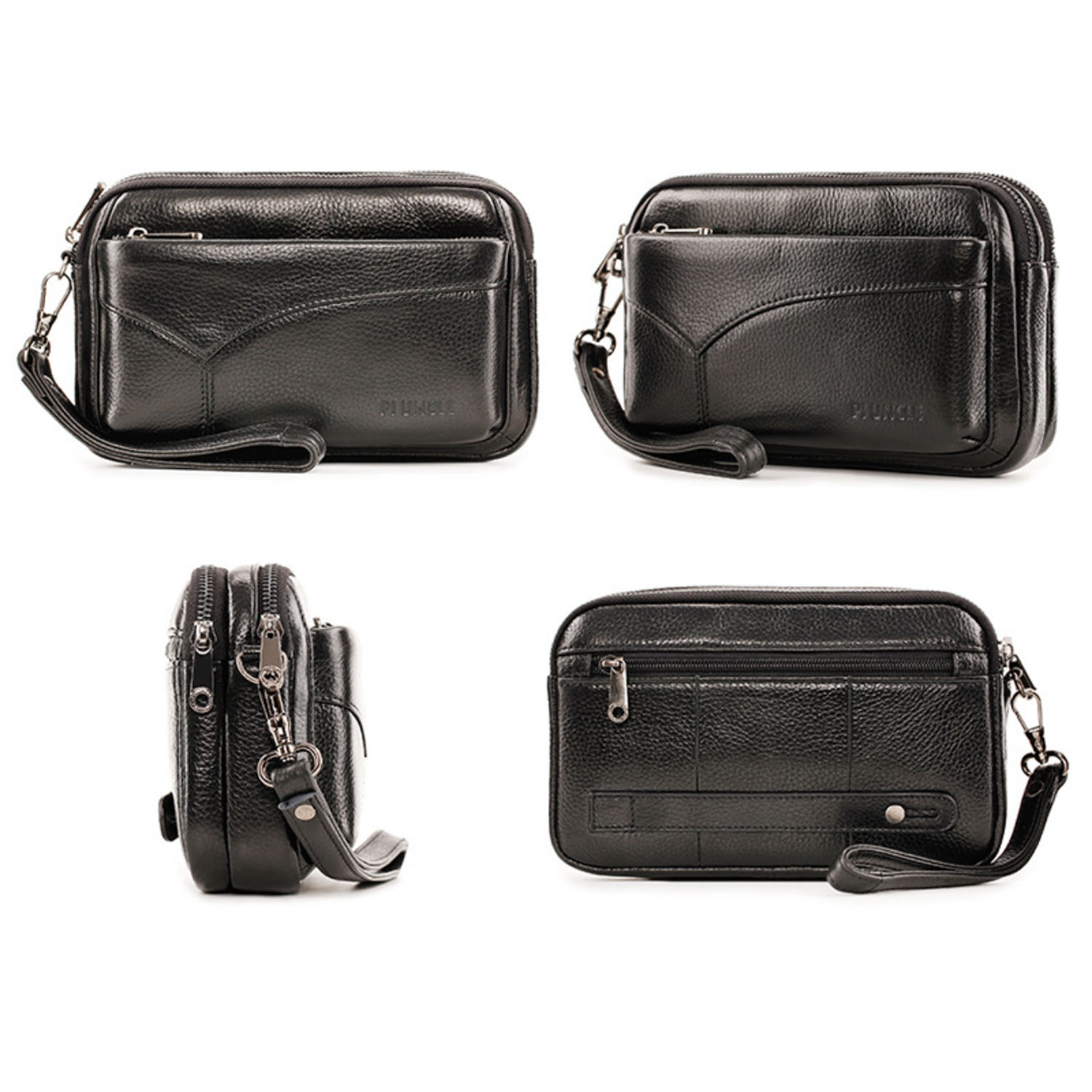 Men's Genuine Leather Fashion  - đánh giá và giá Wristlet Wallet Zipper