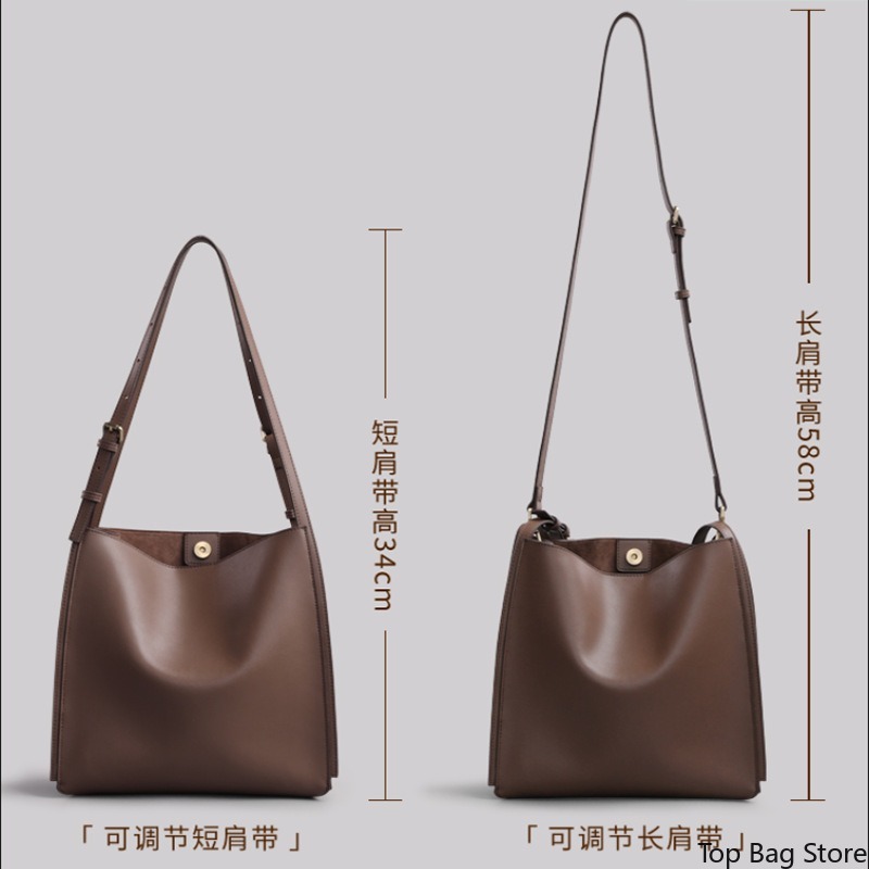 Genuine Leather Bucket Bag for - đánh giá và giá Luxury Bags Quiet
