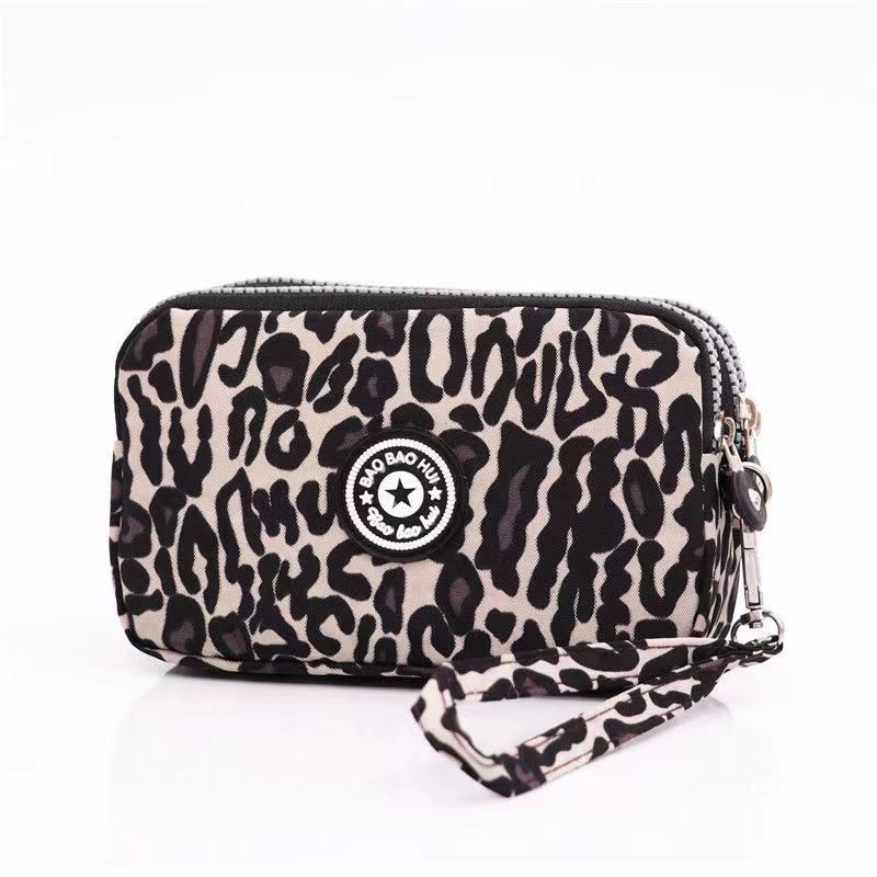 Stylish Floral Print Multi-Zip - đánh giá và giá Wristlet Wallet Zipper