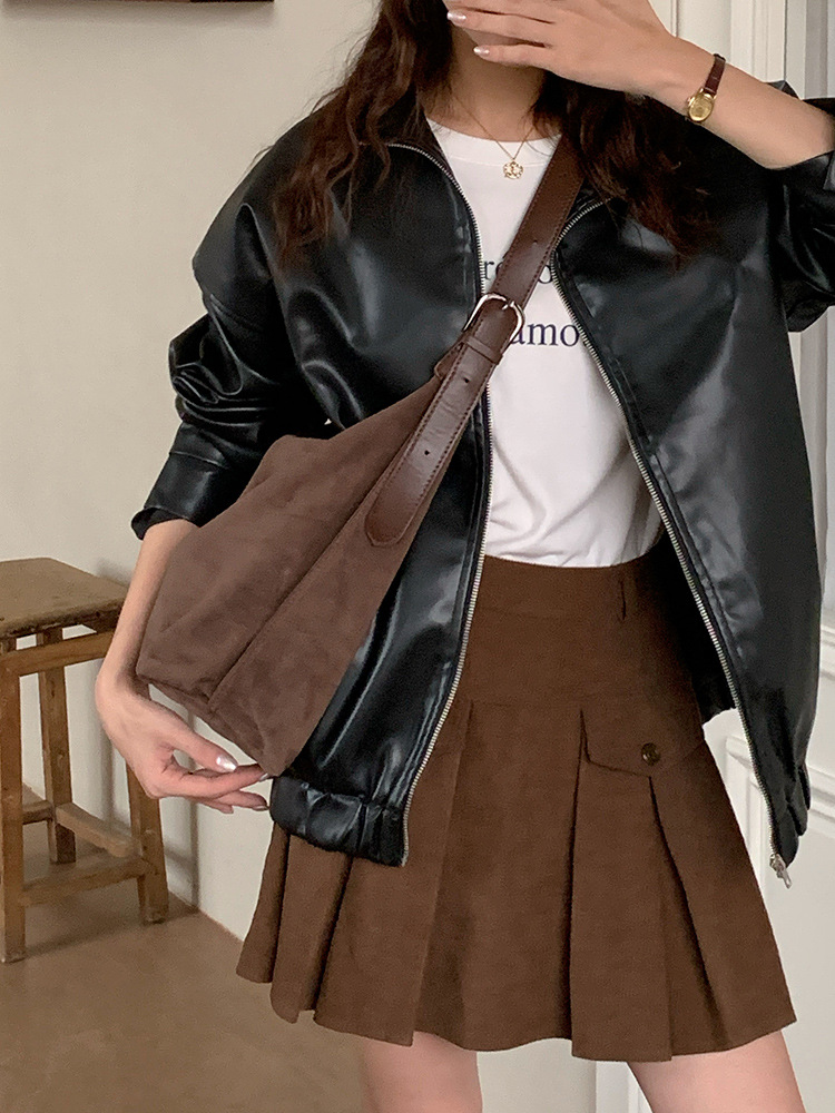 Suede Shoulder Bag for Women 2 - đánh giá và giá Bucket Bag Suede