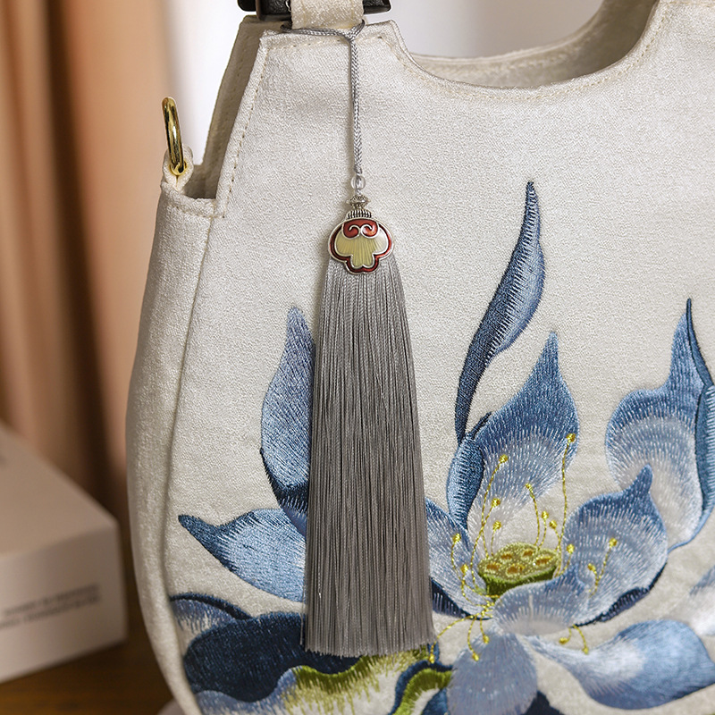 Women Retro Chic Floral Embroi - đánh giá và giá Luxury Bags Medium Size